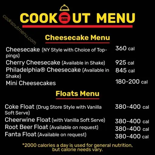 Cookout-Desserts-Menu