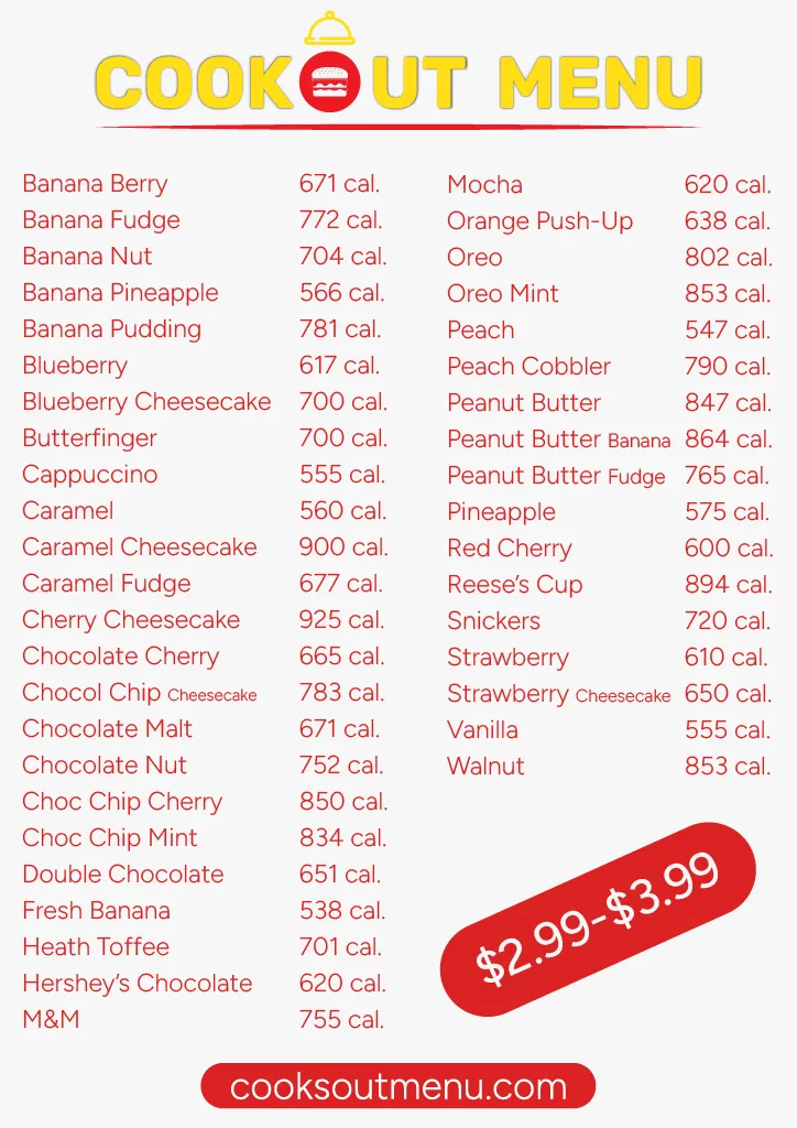 Cookout Milkshakes Menu Prices, Calories & Nutrition (2025) 1 Cookout-Milkshakes-Menu-with-Prices-&-Calories-Photo
